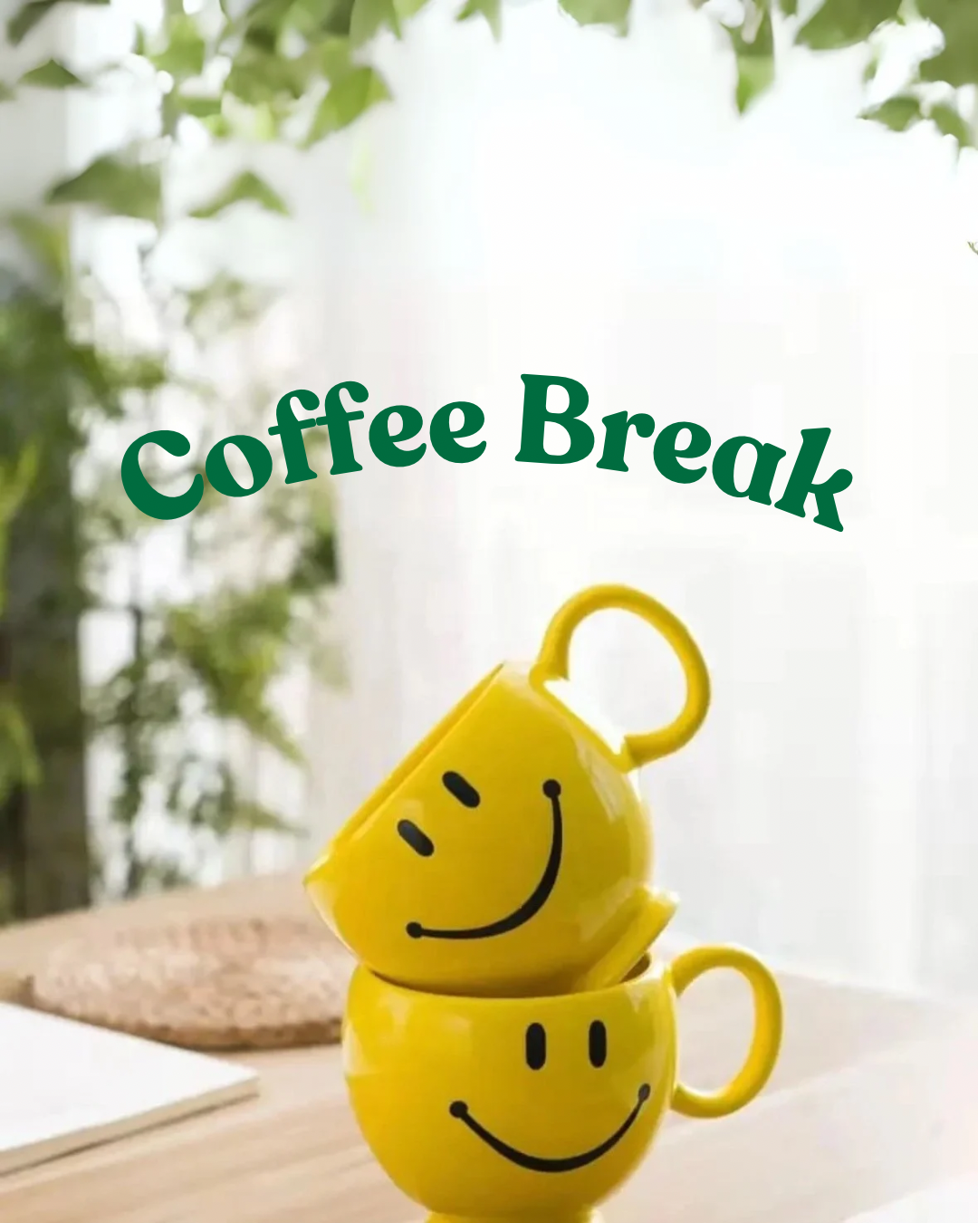 Happy Face Mug – Cheerful Yellow Coffee Mug