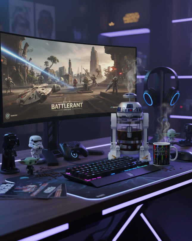 Star Wars R2-D2 French Press Coffee Maker - Collector's Edition (32 oz)