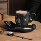 Zen Coffee cup - Face Design Mug with Hand-Shaped Holder Set