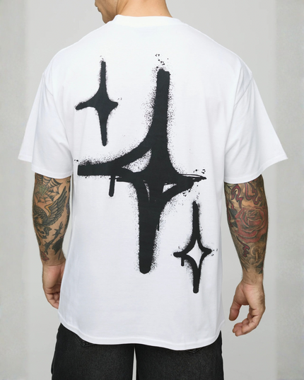 StarDrip Oversized Tee – White