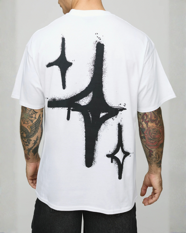 StarDrip Oversized Tee – White