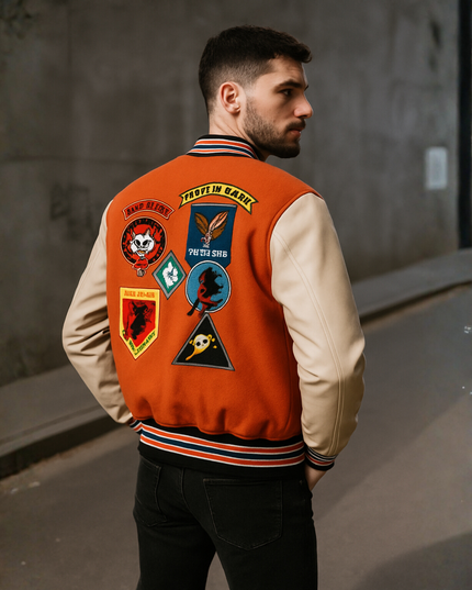 Men’s Varsity Jacket – Venom Raiders Edition | Streetwear Bomber Jacket