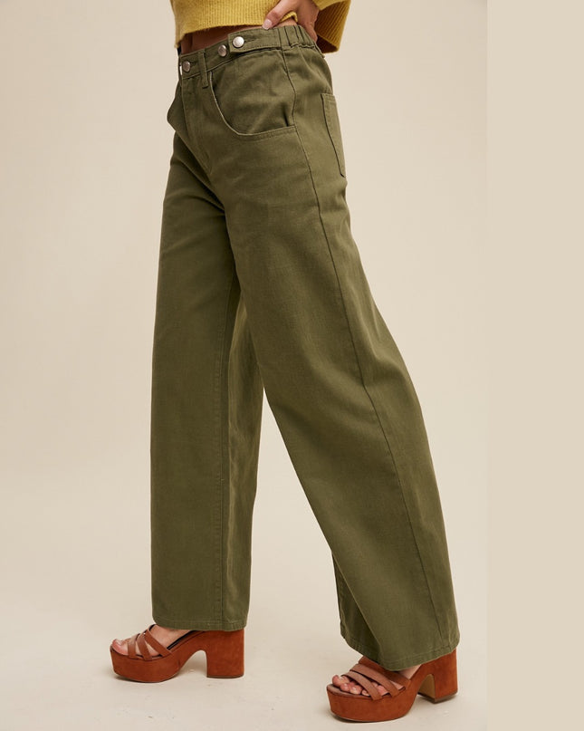 Samantha high Waisted Wide Leg Pants