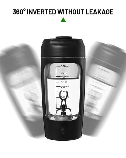 Botella mezcladora eléctrica de proteínas: recargable y portátil