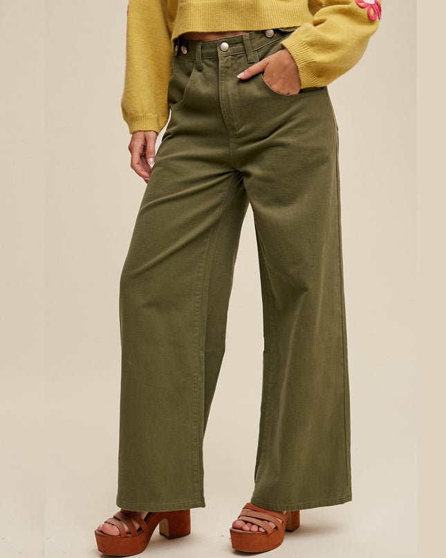Samantha high Waisted Wide Leg Pants