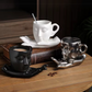 Zen Coffee cup - Face Design Mug with Hand-Shaped Holder Set