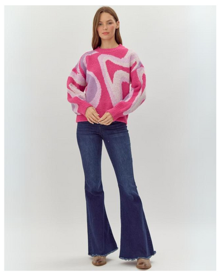 Abstract Pattern Sweater.