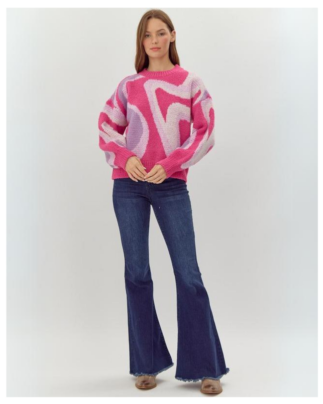 Abstract Pattern Sweater.