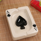 Poker Ace Ashtray – Playing Card Design (Clubs, Hearts, Spades, Diamonds