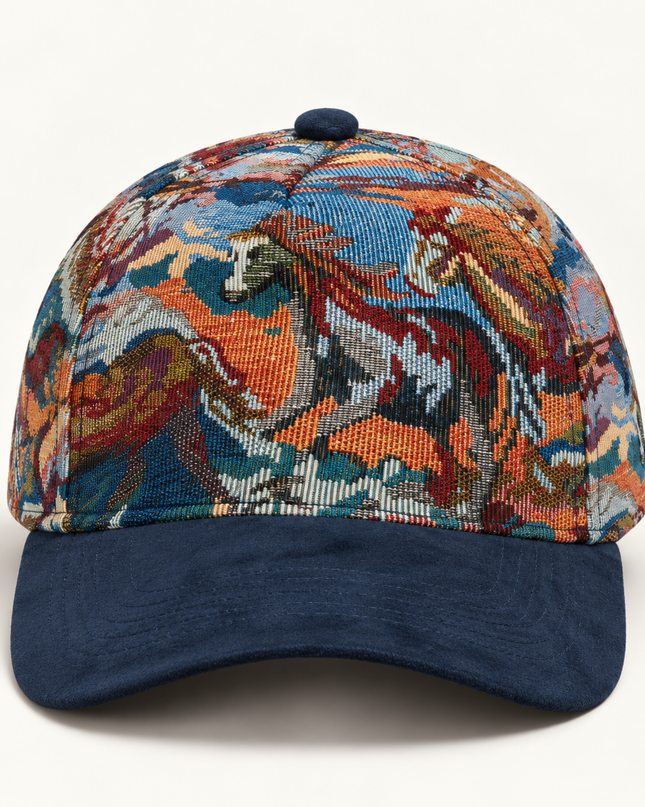 OFF RALLY Mustang Tapestry Cap in Green