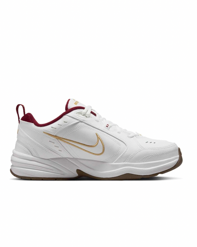 Nike Men's Air Monarch IV Training Shoes - White/Metallic Gold