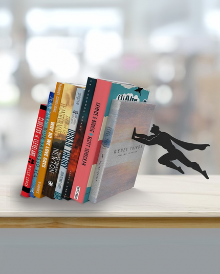Sujetalibros y estanterías flotantes Hero: deja que tus libros te salven el día