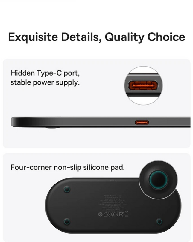 Digital Led 2 in 1 Wireless Power Bank
