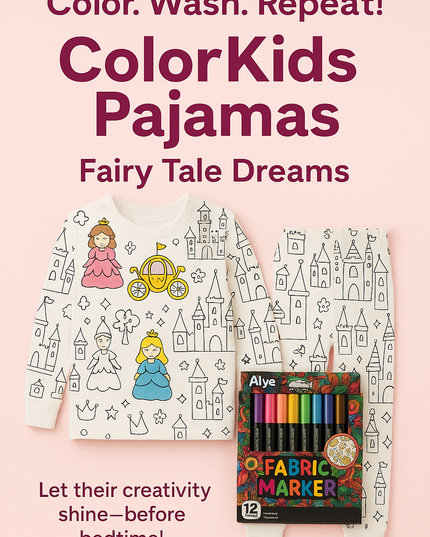 Pijamas ColorKids: ¡Donde los sueños y la creatividad se encuentran!