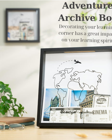 Travel Memory Box Frame – “Beautiful Memories”