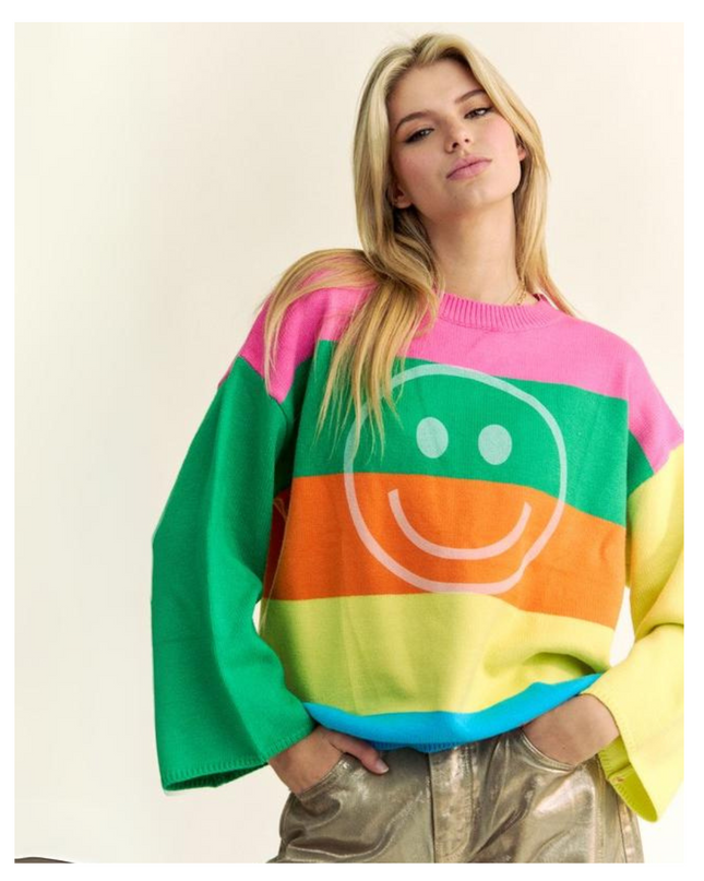 Rainbow Smile Sweater