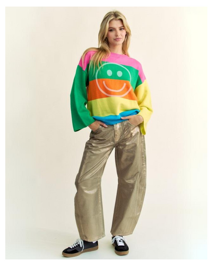 Rainbow Smile Sweater