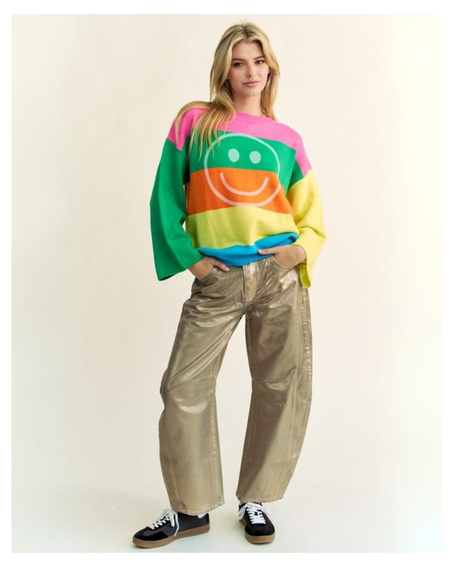 Rainbow Smile Sweater