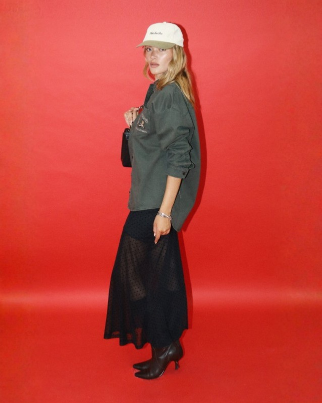 Wildland Embroidered Button-Up Shirt – Olive Green