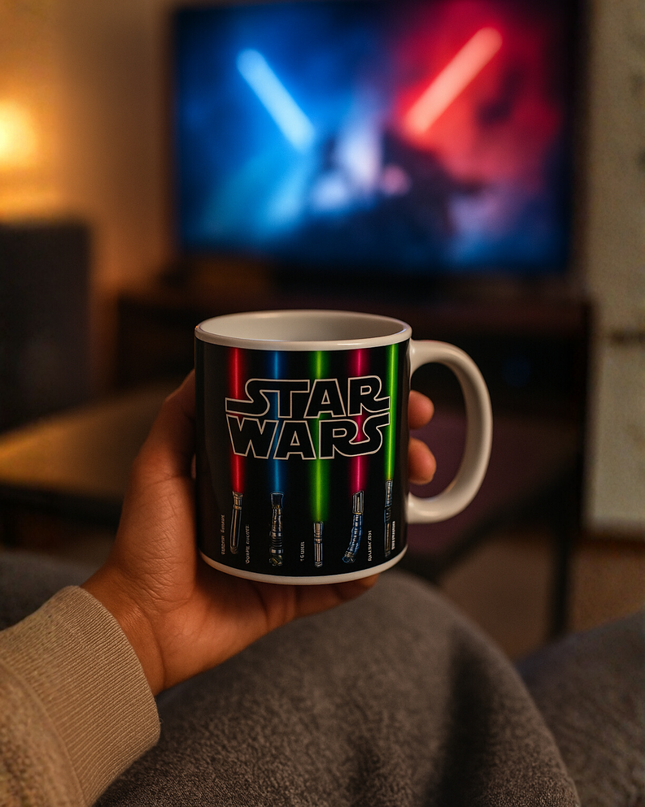 Star Wars Color-Changing Mug – Lightsaber Edition