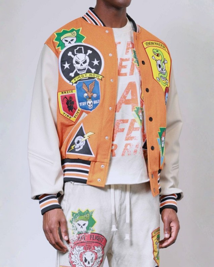 Men’s Varsity Jacket – Venom Raiders Edition | Streetwear Bomber Jacket