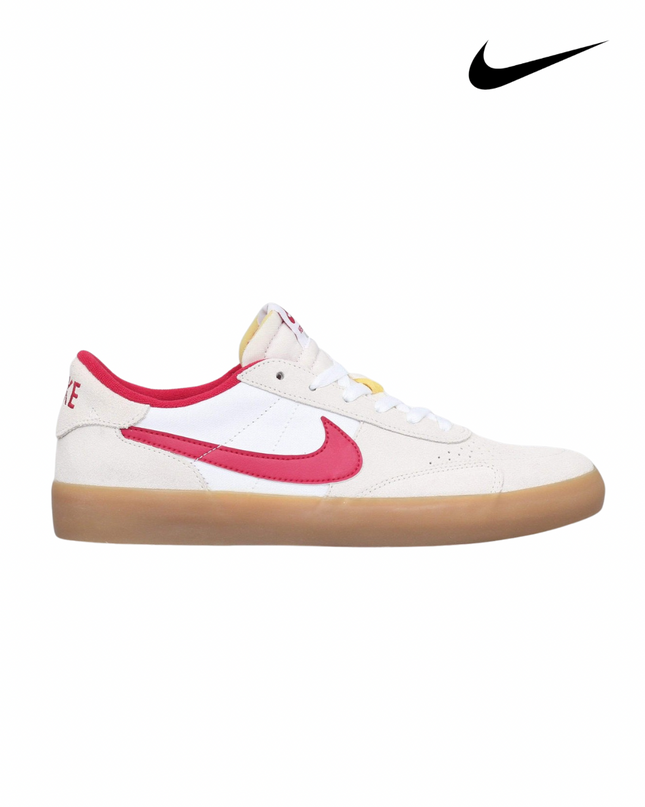 Nike Heritage Vulc SB Skate Shoes | Summit White / Cardinal Red