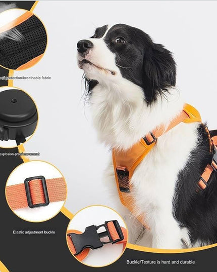 Arnés antitirones para perros con asa: ajustable y cómodo