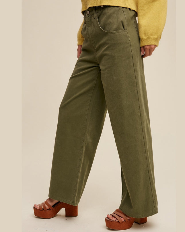 Samantha high Waisted Wide Leg Pants
