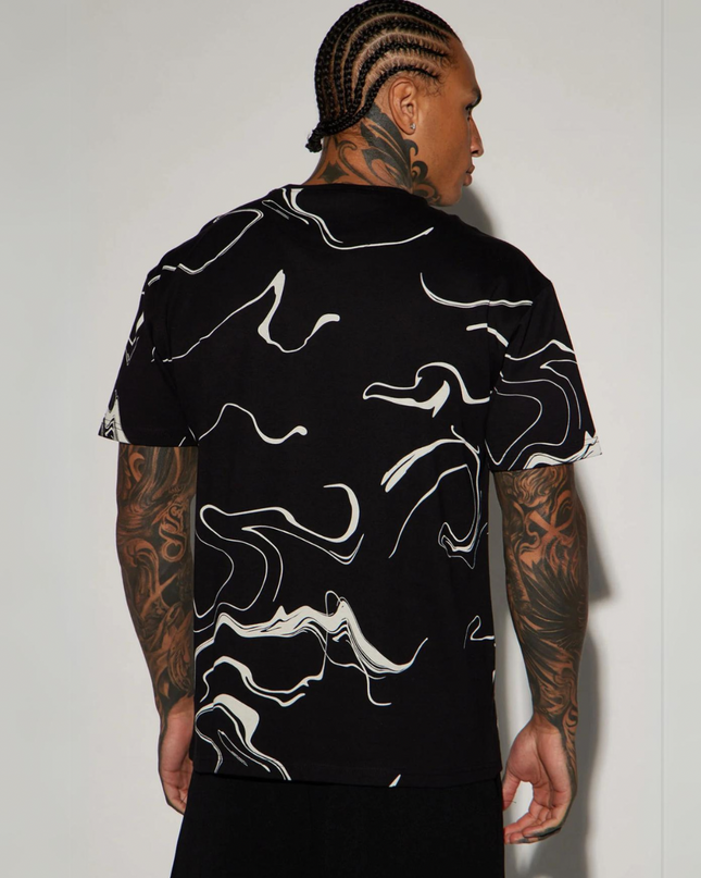 Marble graphic Tees