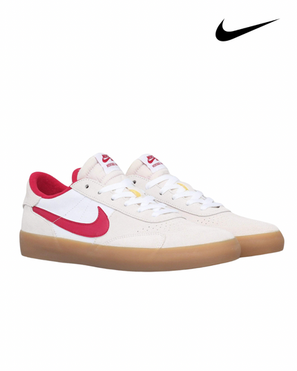Nike Heritage Vulc SB Skate Shoes | Summit White / Cardinal Red