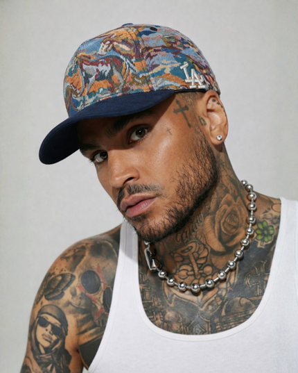 OFF LIMITS LA Rodeo Blue Desert Tapestry Cap