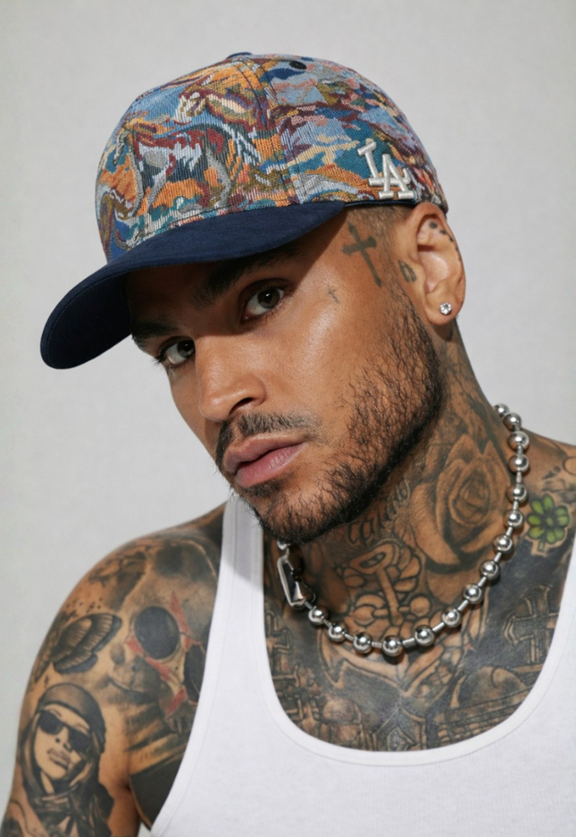 OFF LIMITS LA Rodeo Blue Desert Tapestry Cap