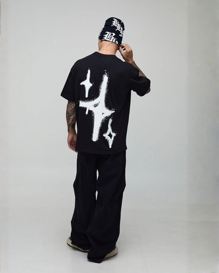 StarDrip Oversized Tee – Black