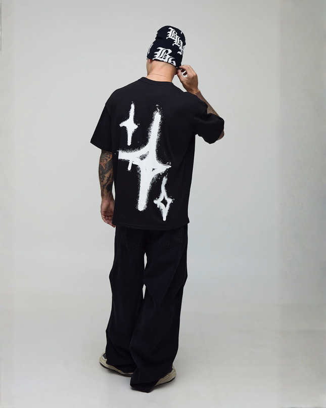StarDrip Oversized Tee – Black