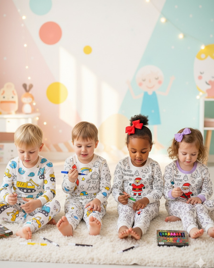 Pijamas ColorKids: ¡Donde los sueños y la creatividad se encuentran!