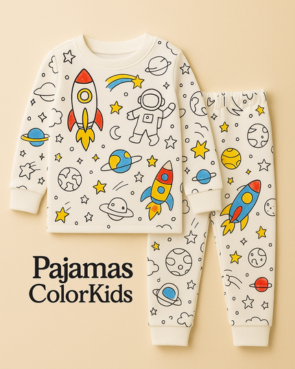 Pijamas ColorKids: ¡Donde los sueños y la creatividad se encuentran!