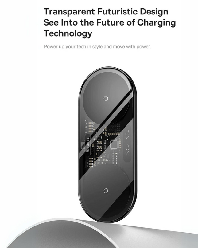 Digital Led 2 in 1 Wireless Power Bank