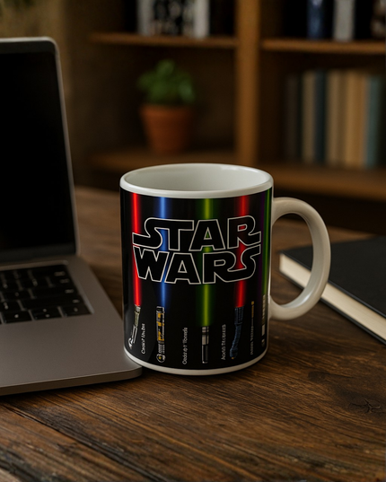 Star Wars Color-Changing Mug – Lightsaber Edition