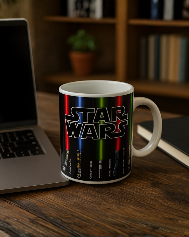 Star Wars Color-Changing Mug – Lightsaber Edition