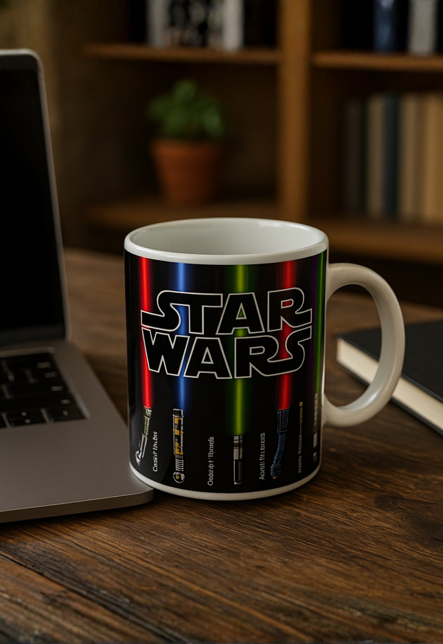 Star Wars Color-Changing Mug – Lightsaber Edition
