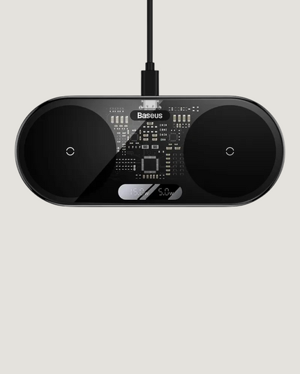 Digital Led 2 in 1 Wireless Power Bank