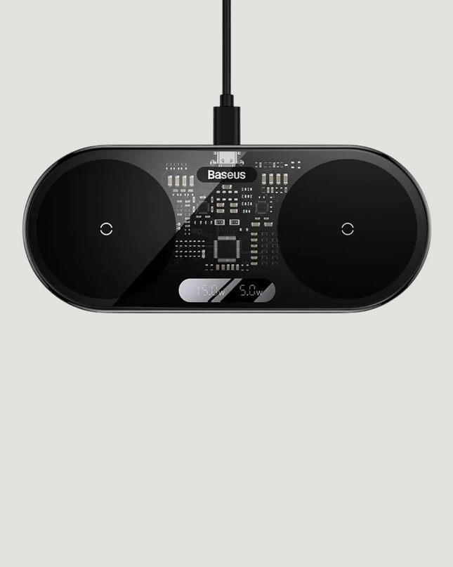 Digital Led 2 in 1 Wireless Power Bank