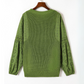 Beaty Green Pullover Sweater