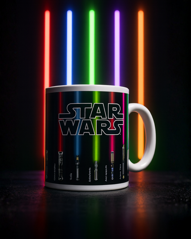 Star Wars Color-Changing Mug – Lightsaber Edition