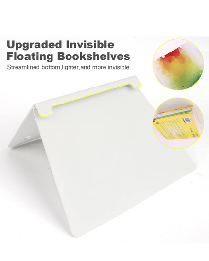 Estantes flotantes de pared: juego de 4 para una organización elegante y minimalista