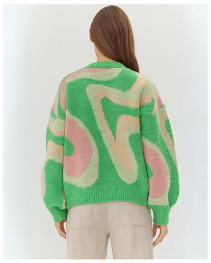 Abstract Pattern Sweater.
