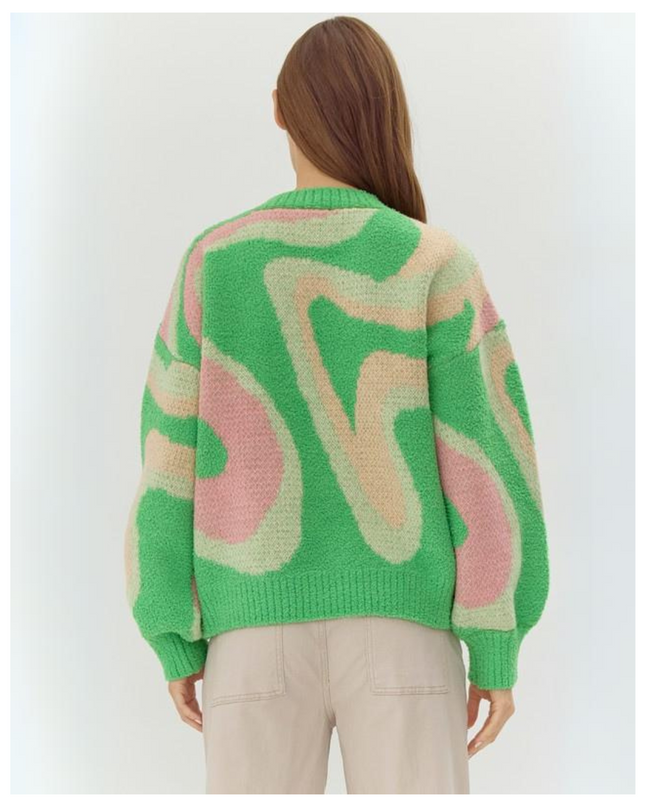 Abstract Pattern Sweater.