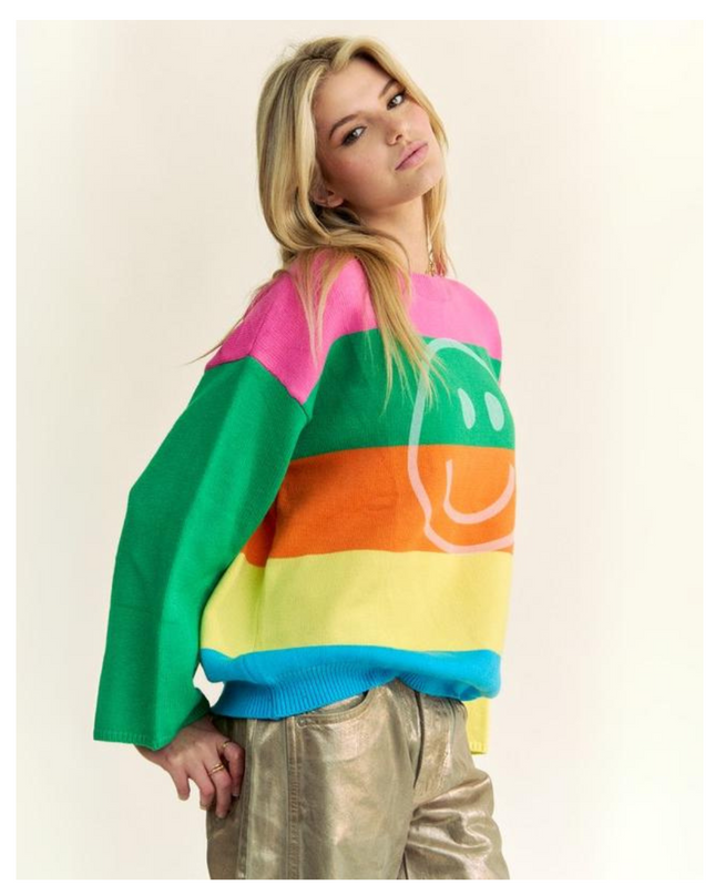 Rainbow Smile Sweater