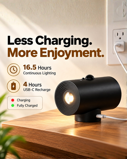 Rechargeable Magnetic Wall Light with Remote Control — LED Up & Down Wall Sconce