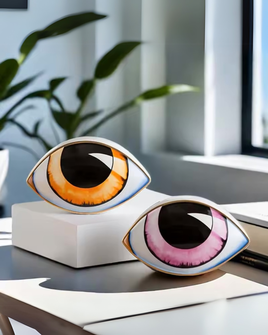 Eye-Shaped Decorative Ornament – A Unique Artistic Accent